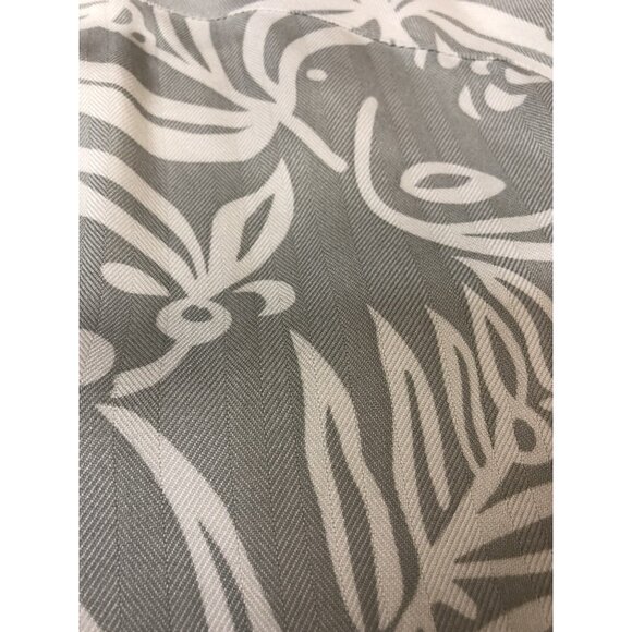 VTG Tommy Bahama Hawaiian Shirt Men Medium M Camp 100% Silk Herringbone Aloha - Picture 7 of 7